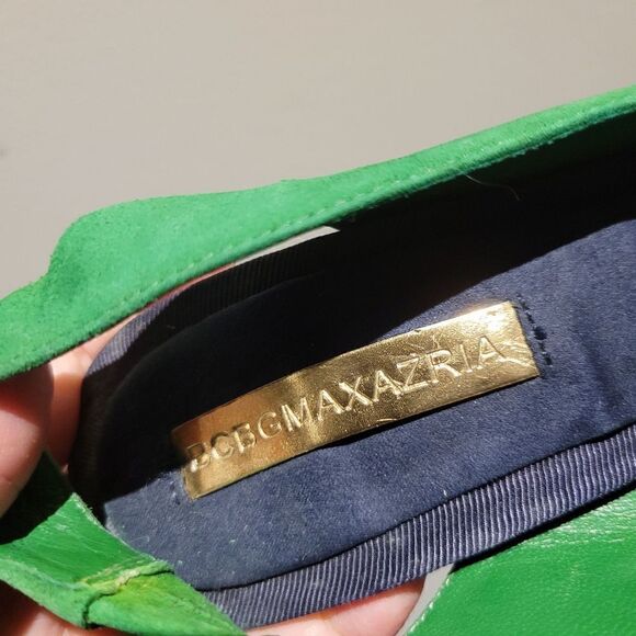2/$20 BCBG Green High Heels Shoes Size: 7B US - Picture 5 of 7